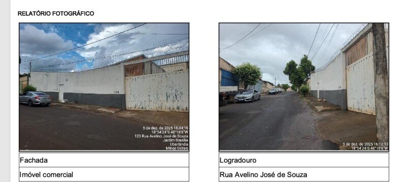 Imóvel comercial em Uberlândia/MG